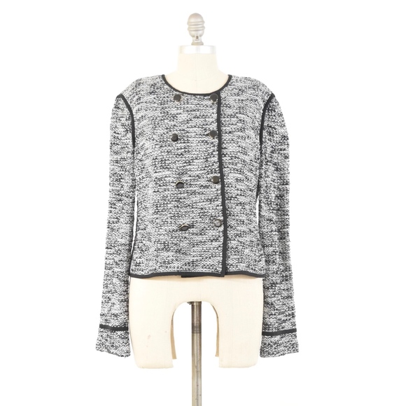 St. John Jackets & Blazers - St. John Double-Breasted Boucle Knit Jacket